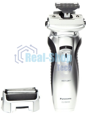 Электробритва сетчатая Panasonic ES-RW30S реж.эл.:2 питан.:аккум. серебристый
