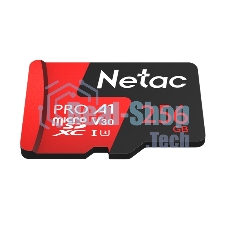 Флеш карта NeTac Карта памяти Netac MicroSD P500 Extreme Pro 256Gb, Retail version card only