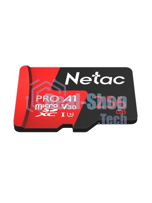 Флеш карта NeTac Карта памяти Netac MicroSD P500 Extreme Pro 256Gb, Retail version card only