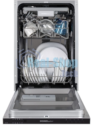 Встраиваемая посудомоечная машина HOMSair DW47M, черный, 44.5 см, 10 компл., 47 дБ, класс A++