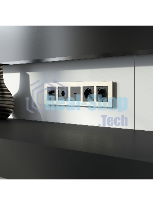 Рамка на 5 постов AluMax (шампань) W0053511