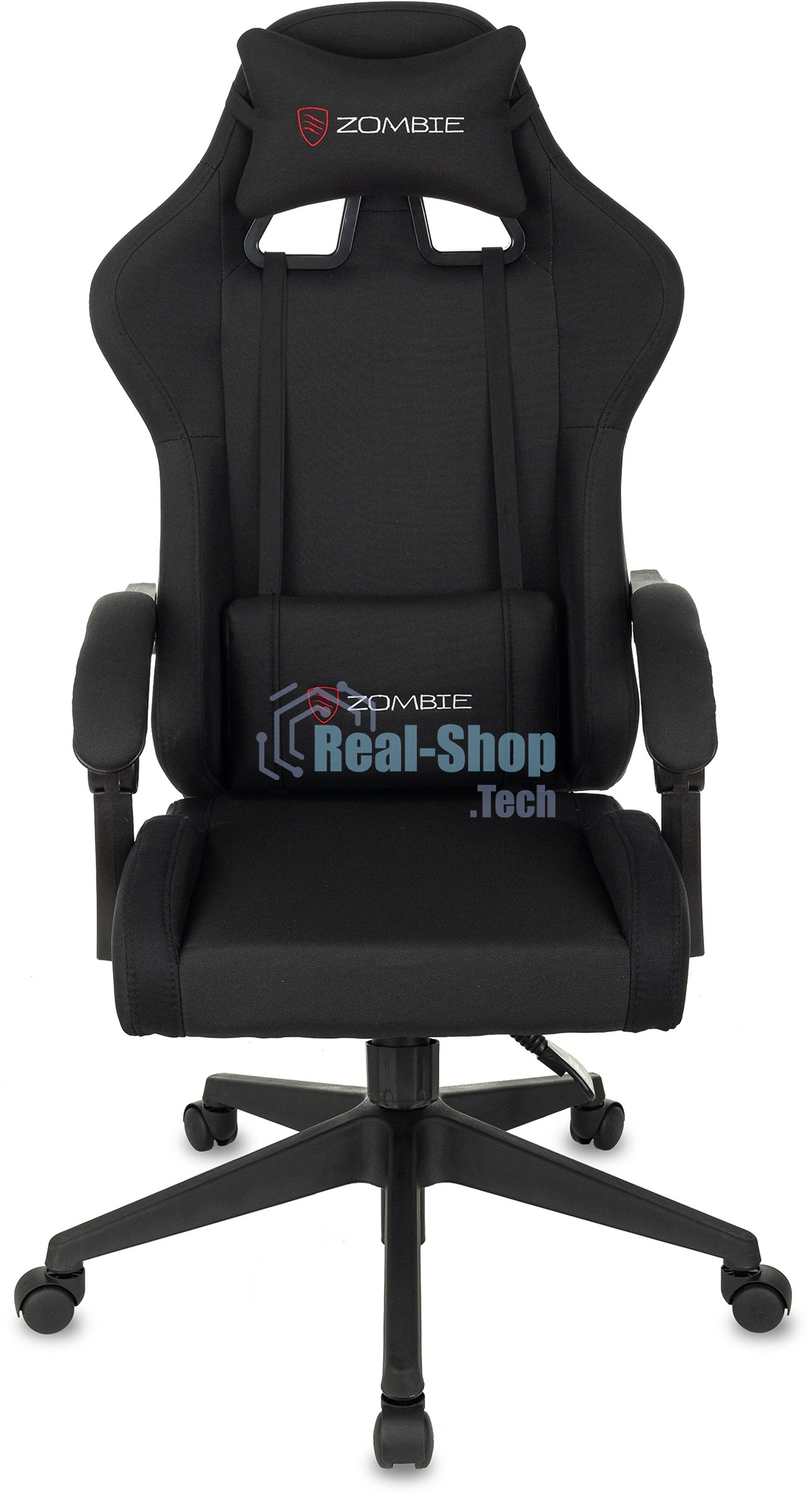 Кресло Бюрократ Zombie Predator Neo Black черный, экокожа, 120 кг, механизм качания