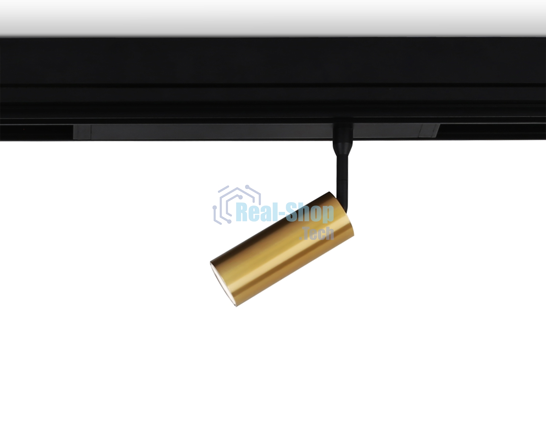 Управляемый светодиодный светильник для шинопровода Magnetic Ambrella light GL1203 GD золото IP20 7W 3000K-6400K 220V 36° D35*80 (Без ПДУ)