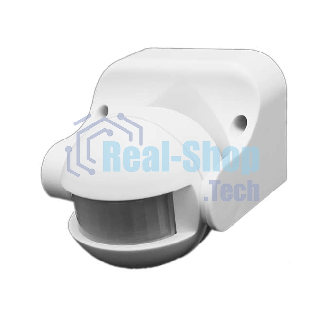 Датчик движения JazzWay PMS-IR 009 1200Вт 180град. 12м IP44 WH