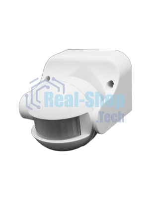 Датчик движения JazzWay PMS-IR 009 1200Вт 180град. 12м IP44 WH