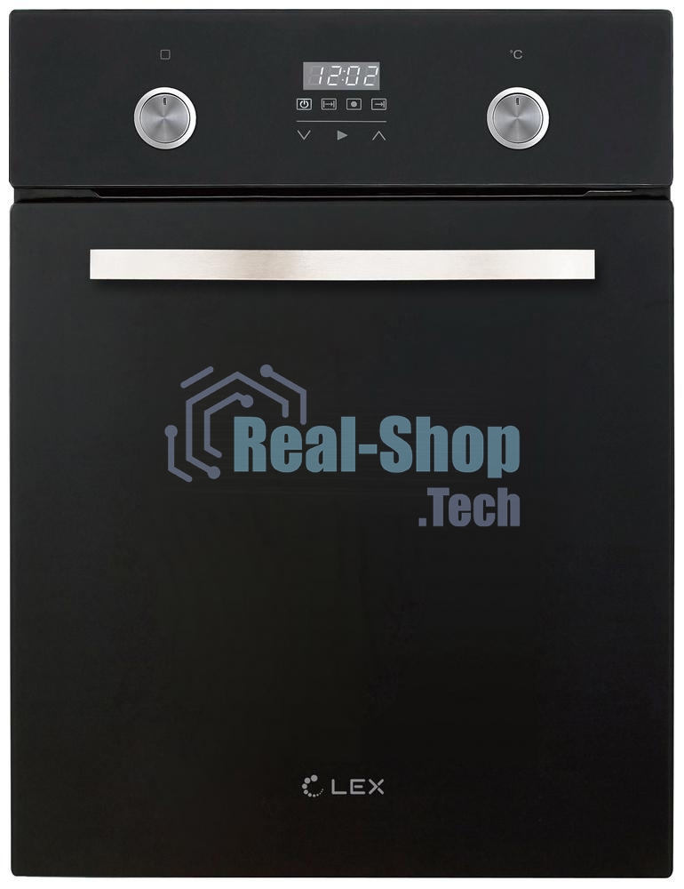 Духовой шкаф LEX EDP 4590 BL Matt Editionобъем 55л, LED таймер, 9 функций, встраиваемый