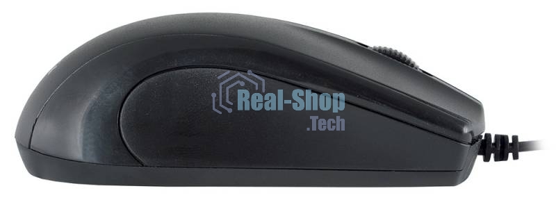 Мышь проводная Oklick 185M черный, 1200 dpi, USB, кнопки - 3