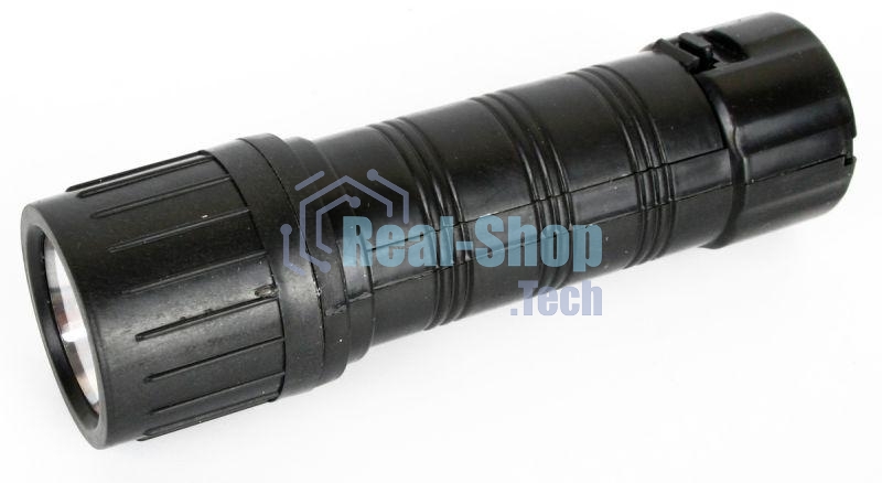 Фонарь 7102-ТН (черн. 1LED 1 реж 2XR03; блист-пакет) Ultraflash 11788