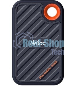 Внешний SSD Netac ZX20, 2TB, USB 3.2 Gen 2x2 Type-C, R/W 2000/1800, черный