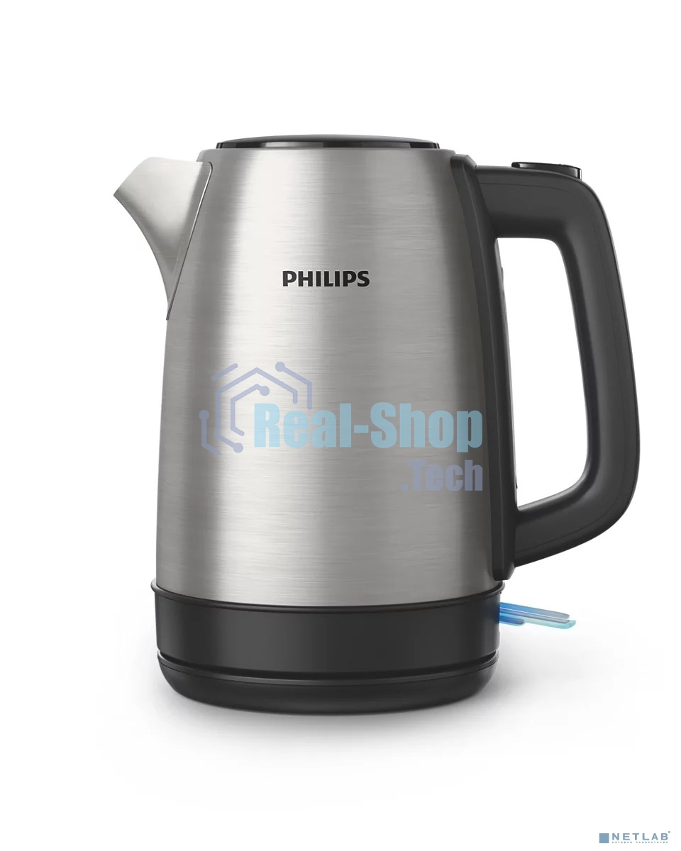 Чайник электрический Philips HD9350/90, 1,7 л, 2200 Вт, световой индикатор, функция автовыключения, индикатор уровня воды