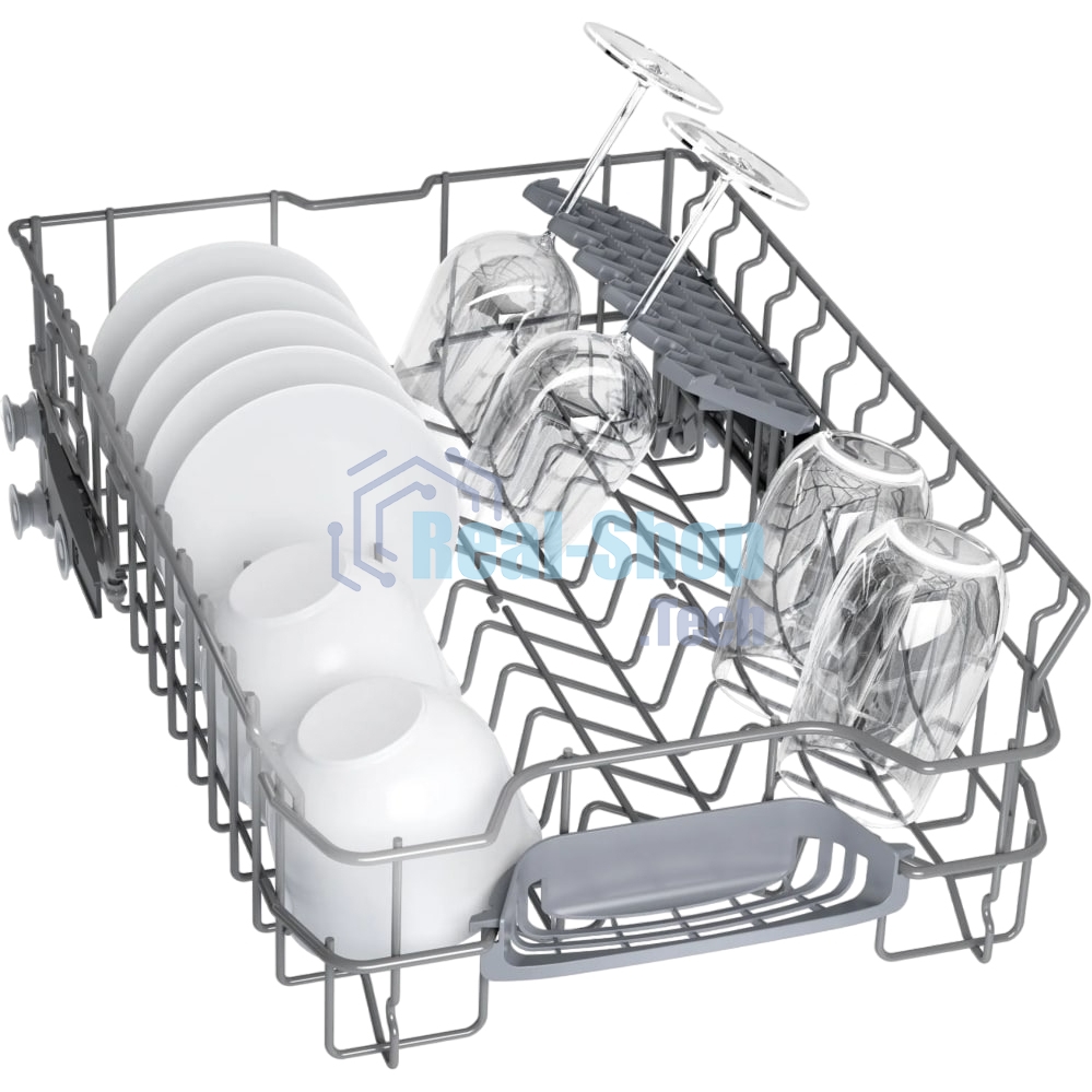 Встраиваемая посудомоечная машина Bosch SPV4EMX10E, серебристый, 44.8 см, 10 компл., 44 дБ, класс C