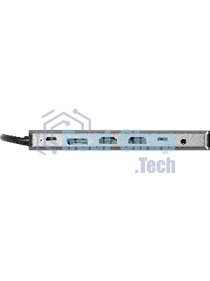 USB-концентратор VCOM CU4706, USB Type-C, HDMI/DP/USB3.0/TC/USB2.0/RJ45/SD/TF/PD/3.5 мм jack, USB Type-C