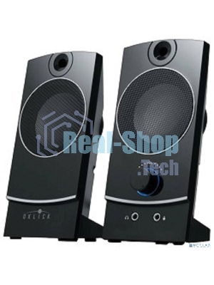 Акустическая система Oklick OK-118 2.0 черный 4Вт