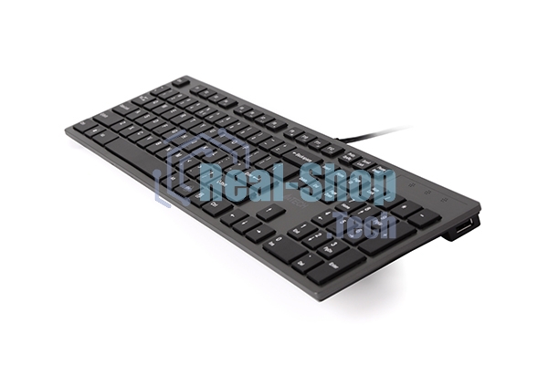 Клавиатура A4Tech KV-300H проводная, USB Type-A, серый