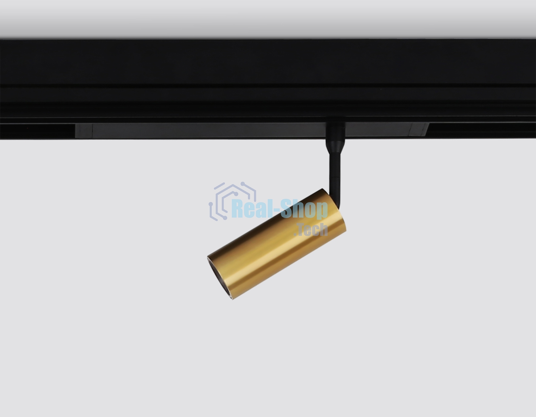 Управляемый светодиодный светильник для шинопровода Magnetic Ambrella light GL1203 GD золото IP20 7W 3000K-6400K 220V 36° D35*80 (Без ПДУ)