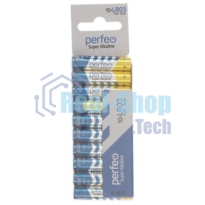 Батарейка Perfeo LR03 (ААА) 10 шт.