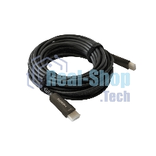 Кабель аудио-видео Digma HDMI 2.0 AOC HDMI (m)/HDMI (m) 10м. позолоченные контакты черный (BHP AOC 2.0-10)