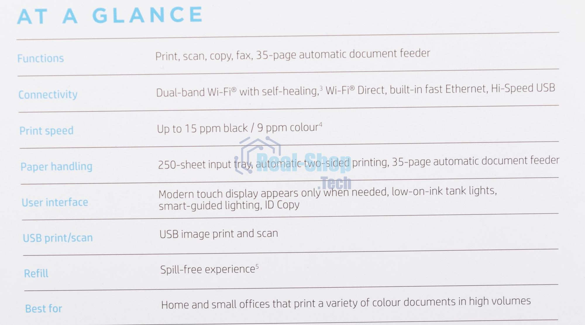 МФУ струйное HP Smart Tank 790 (4WF66A), A4, цветной, печ. до 15 стр/мин. (ч/б) до 9 стр/мин. (цвет), 1200 x 1200 dpi (ч/б печать, скан.) 1200 x 4800 dpi (цвет), USB, Wi-Fi, BlueTooth, Air Print, Mopria