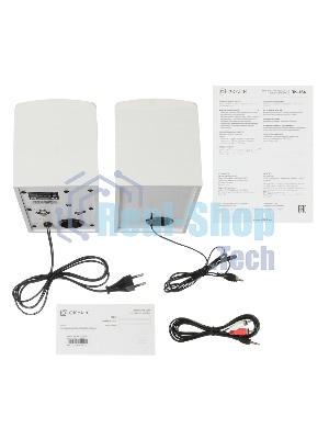 Акустическая система Oklick OK-164 2.0 белый 30Вт