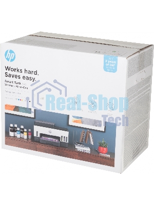 МФУ струйное HP Smart Tank 790 (4WF66A), A4, цветной, печ. до 15 стр/мин. (ч/б) до 9 стр/мин. (цвет), 1200 x 1200 dpi (ч/б печать, скан.) 1200 x 4800 dpi (цвет), USB, Wi-Fi, BlueTooth, Air Print, Mopria