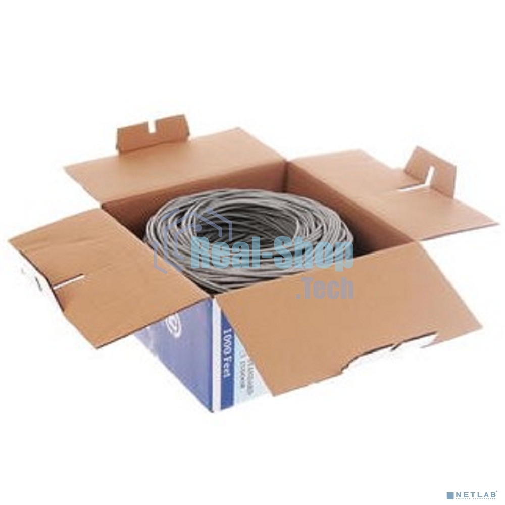 Кабель SkyNet Premium UTP indoor 4x2x0,51, медный, FLUKE TEST, кат.5e, однож., 305 м, box, серый (1693209)