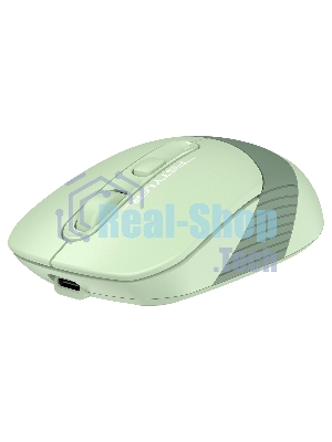 Мышь беспроводная A4Tech Fstyler FB10C зеленый, 2000 dpi, радиоканал, Bluetooth, USB, кнопки - 4