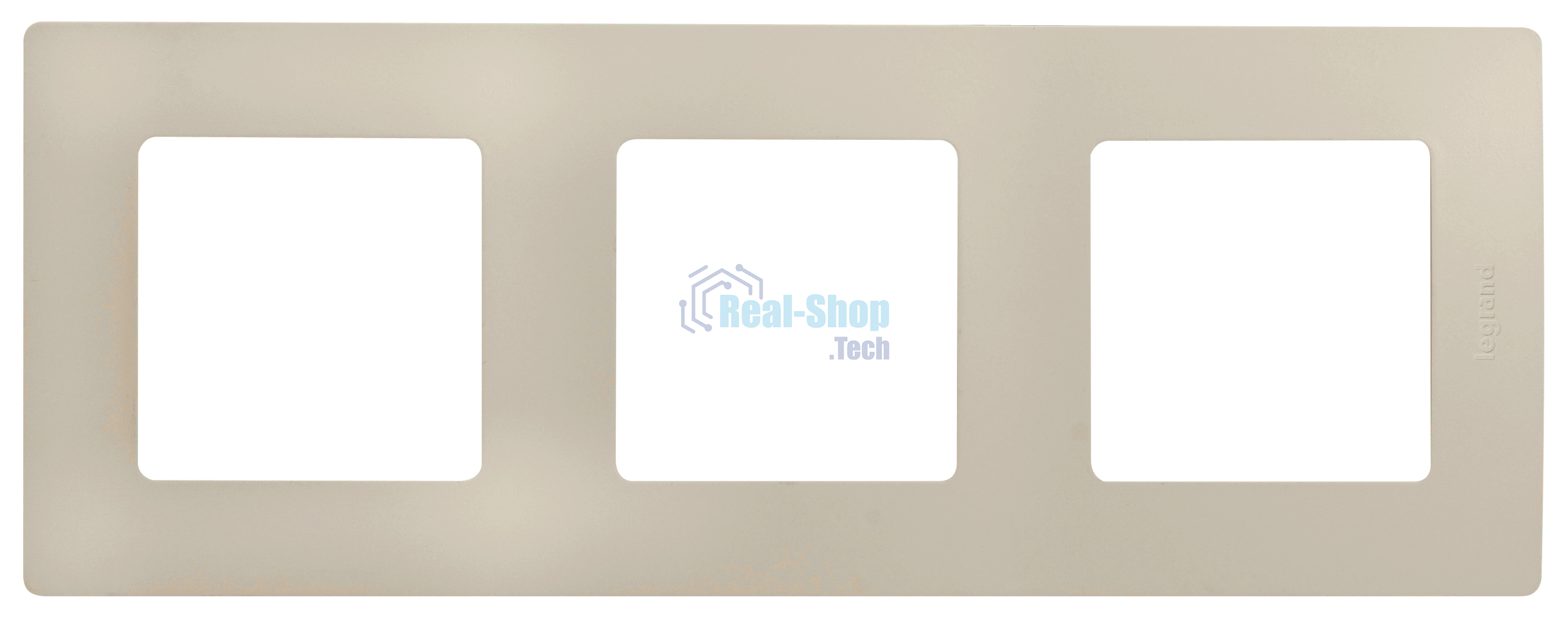 Рамка 3 поста, сл. кость ETIKA