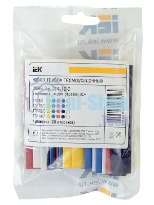 Набор ТТУ 2/1, 4/2, 6/3, 8/4 З, С, К, Ч, Б 20х8см/упак IEK