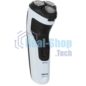 Электробритва роторная Philips X3003/00 реж.эл.:3 питан.:аккум. голубой/черный