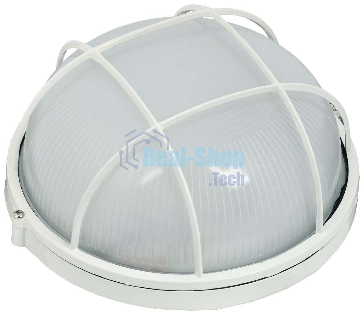 Светильник IEK LNPP0-1102-1-100-K01 НПП1102 белый/круг с реш. 100Вт IP54 IEK