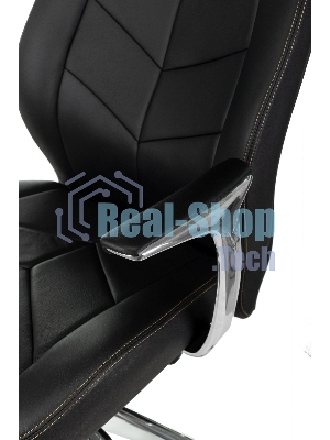 Кресло Бюрократ Zen/Black черный, кожа