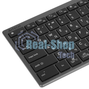 Клавиатура A4Tech Fstyler FBX51C беспроводная, Bluetooth, радиоканал, серый