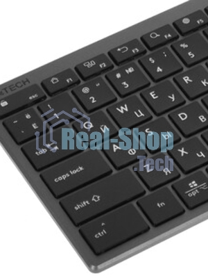 Клавиатура A4Tech Fstyler FBX51C беспроводная, Bluetooth, радиоканал, серый