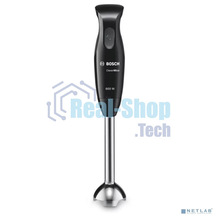 Блендер погружной Bosch MSM2620B черный, 600 Вт, 1 скорость