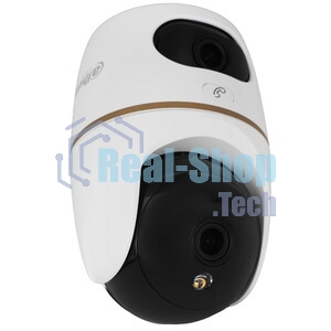 Мини-PT IP-видеокамера Dahua DH-IPC-H3BP-0360B с Wi-Fi 2.4ГГц 3Мп, 1/3.2” CMOS, объектив 3.6мм, обнаружение людей, ИК 10м, микрофон, динамик