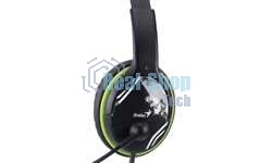 Гарнитура проводная Genius HS-400А Black-Green
