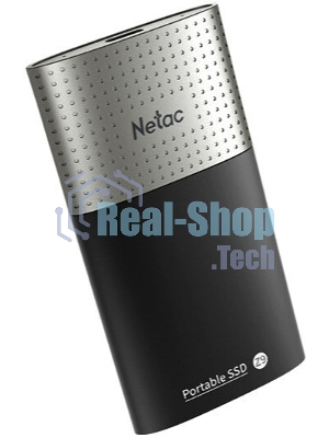 Внешний SSD Netac Z9, 250 Gb, USB 3.2 Gen 2 Type-C, R/W 550/480, черный