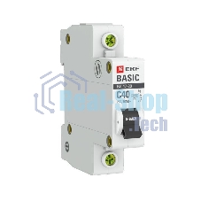 Выключатель автоматический EKF mcb4729-1-40C 1P 40А (C) 4,5кА ВА 47-29 EKF Basic