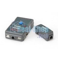 Тестер LAN Cablexpert NCT-2, 100/1000 Base-TX, для UTP, STP, RJ-11, USB-кабеля
