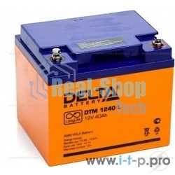 Батарея для ИБП Delta DTM 1240 L (12V, 40Ah) с увеличенным сроком службы (10 лет)