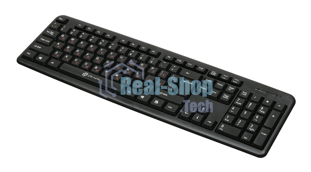 Клавиатура Oklick 90MV2 проводная, USB Type-A, чёрный
