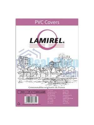 Обложки для переплета Lamirel LA-78680 A4 прозрачный (100шт)