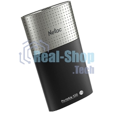 Внешний SSD Netac Z9, 500 Gb, USB 3.2 Gen 2 Type-C, R/W 550/480, черный