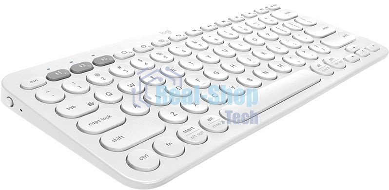 Клавиатура беспроводная Logitech K380, Bluetooth, белый