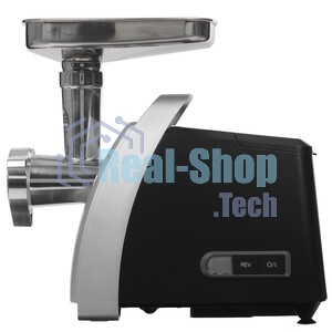 Мясорубка электрическая Bosch MFW68640 черный, 2200 Вт, 4.3 кг/мин, реверс, металлический лоток, насадки - 5