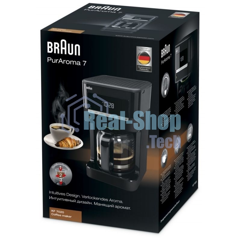 Кофеварка Braun KF7020 BK PurAroma 7