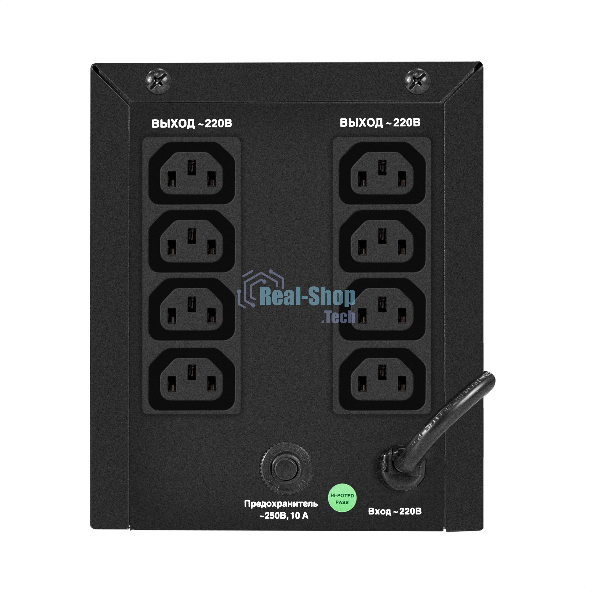 Источник бесперебойного питания ExeGate SpecialPro Smart LLB-1000.LCD.AVR.8C13 (1000VA/700W, LCD, 8*C13, батарея 12V 7.2Ah - 2 шт., металлический корпус, Black)