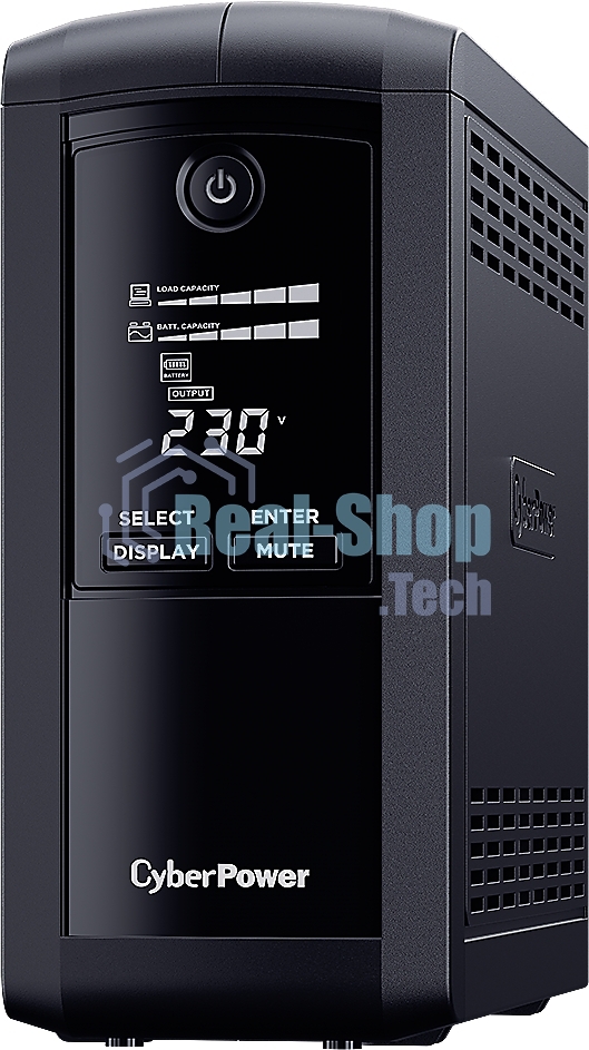 Источник бесперебойного питания CyberPower VP700EILCD/700 ВА/390 Вт/USB/RS-232/RJ-11/RJ-45/6 x IEC 320 C13 (компьютерная)