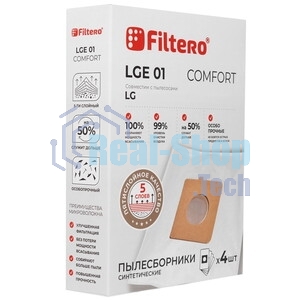 Комплект пылесборников Filtero LGE 01 Comfort пятислойные (4 шт.)