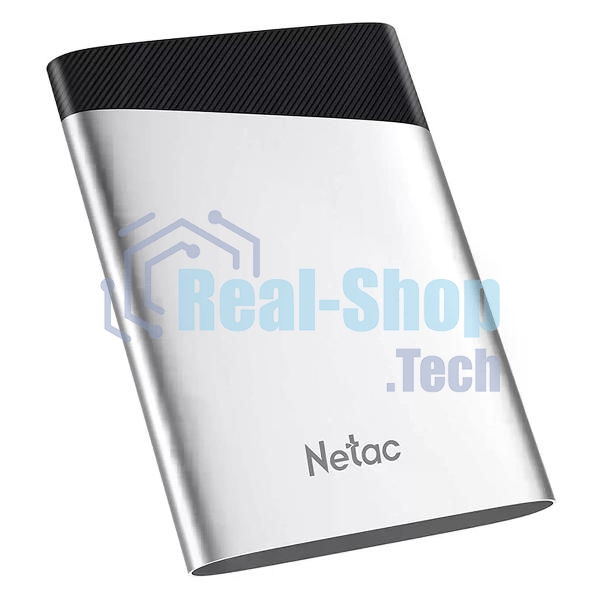 Внешний SSD Netac Z6S, 2TB, USB 3.2 Gen 2 Type-C, R/W 520/480, серебристый